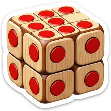 pachisi dice sticker