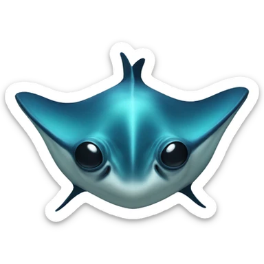 RAY manta sticker