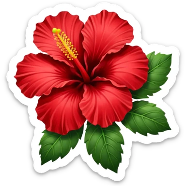 hibiscus sticker