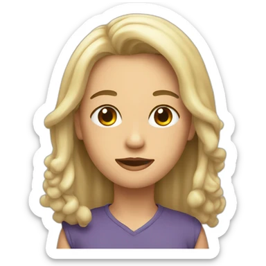 Una persona con una sola ceja sticker