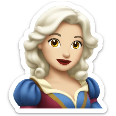 blanche neige knight sticker