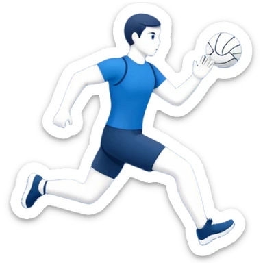 Regular physical activity icon circle sticker