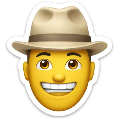 Happy with Colombian Cap sticker