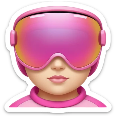 sporty pink shield visor sunglasses with thick ergonomic frame, chunky padded design, massive build, one-piece gradient lens sticker