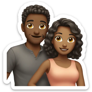 Best friends in love sticker