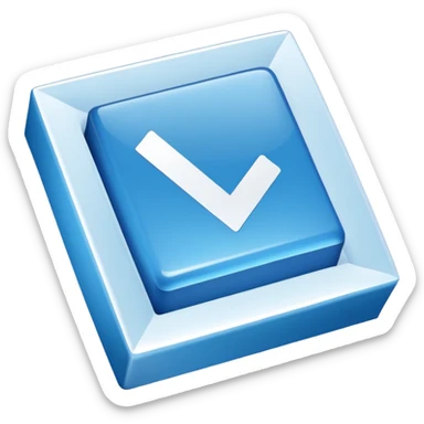 I want to make an Roblox verified blue check mark in an box sticker