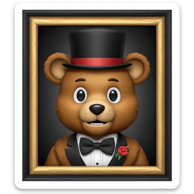 Five night at freddy's lo más parecido  sticker