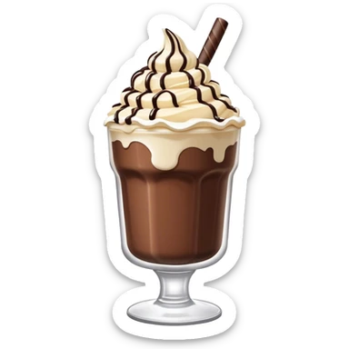 Chocolate Cookie Dough milkshake sticker