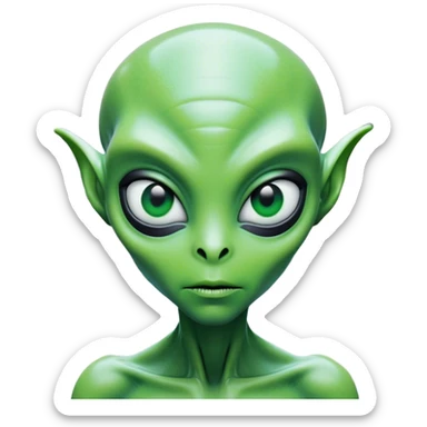 Alien living in NYC sticker