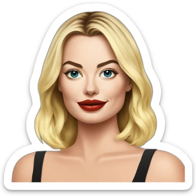 Margot Robbie sticker
