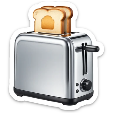 Pixelated Toaster sticker