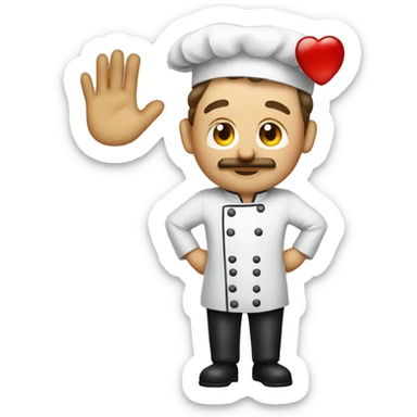 Italian chef kiss sticker