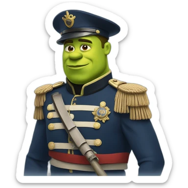 gendarme+france+shrek sticker