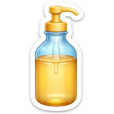 Baby oil bottle  sticker