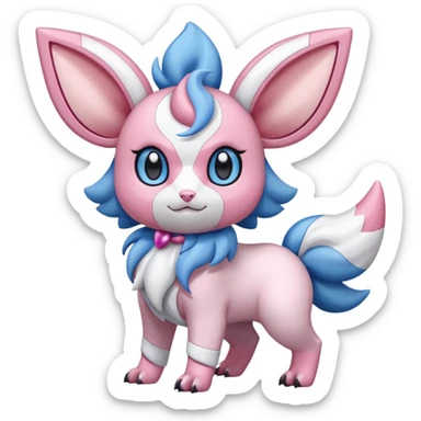 Palkia-Diancie-Absol-Sylveon-Espurr-Minccino-fusion  sticker