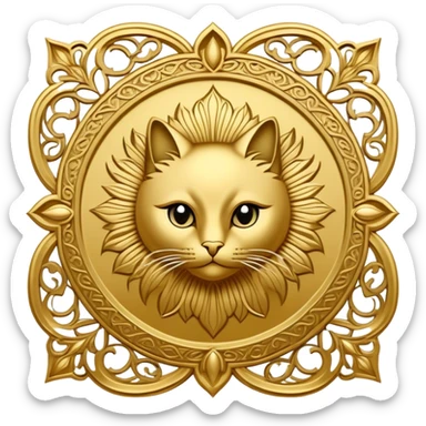 Farvahar, the old persian symbol sticker