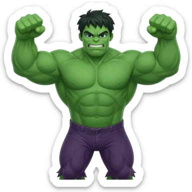 Hulk dancing sticker