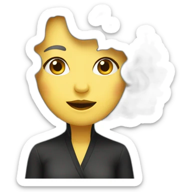 Valérie Bonneton qui fume sticker