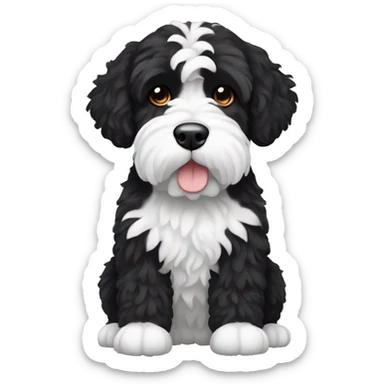 portuguese water dog full body sticker