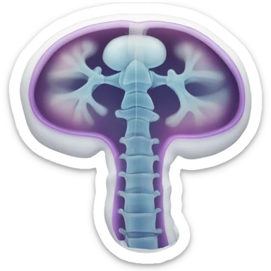 X-ray of a hip sticker