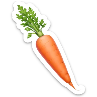 Pink carrot sticker