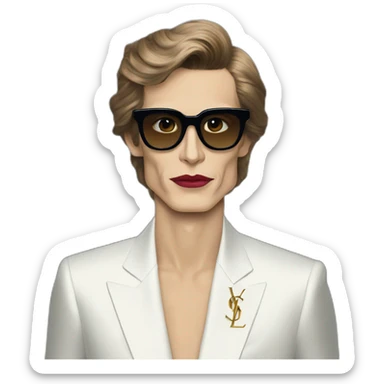 yves saint laurent sticker