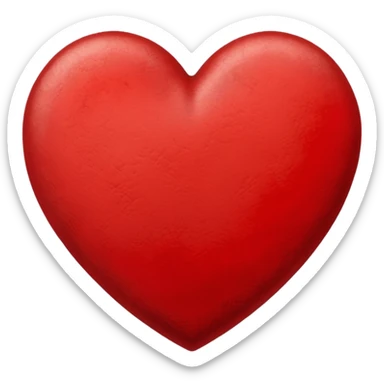 heart with a velvet brown border sticker