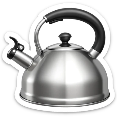 Whistling kettle sticker