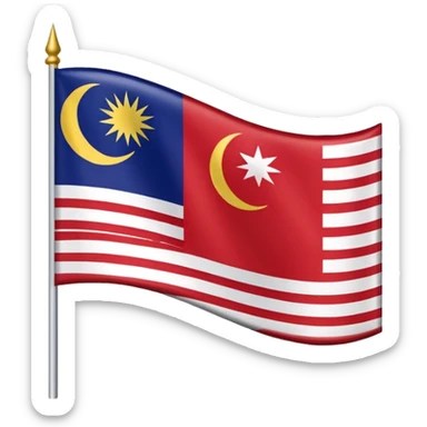 Flag of Malaysia sticker