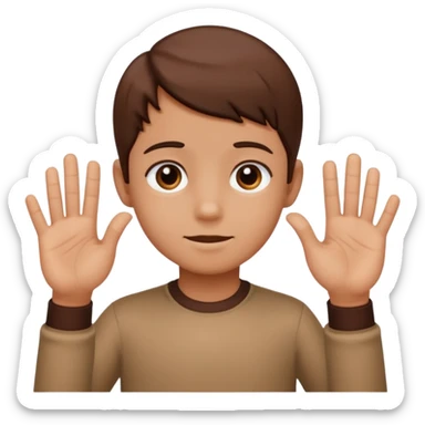 The 67 kid doing 67 with the hands sticker