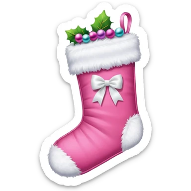 Natale rosa sticker