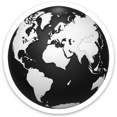 Hazme el emoji del mundo pero en blanco y negro sticker