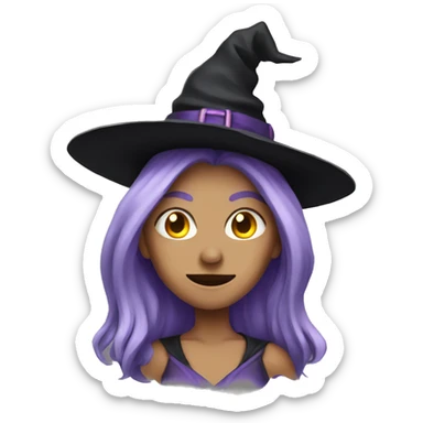 Insane witch sticker