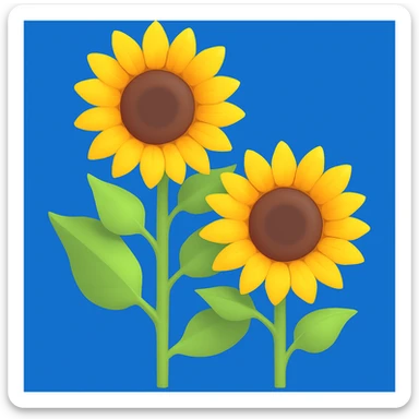 Change the background color to blue, keeping the same style. sticker