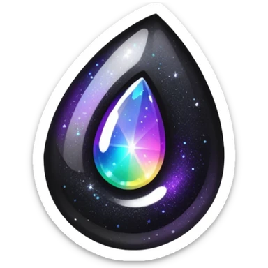 Glitter dark romance sticker