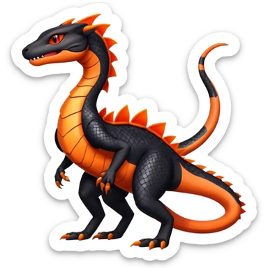 Salandit-Salazzle-Litten-Hybrid (Full body) sticker