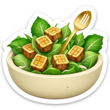 Charred sprout caesar salad sticker