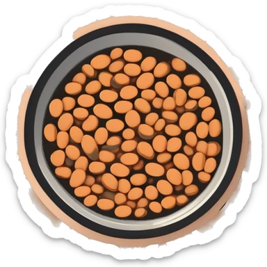 Bowl of lentils sticker