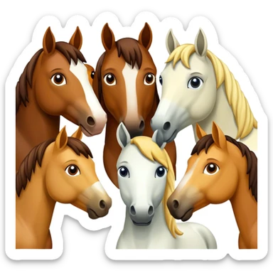 Horses sticker
