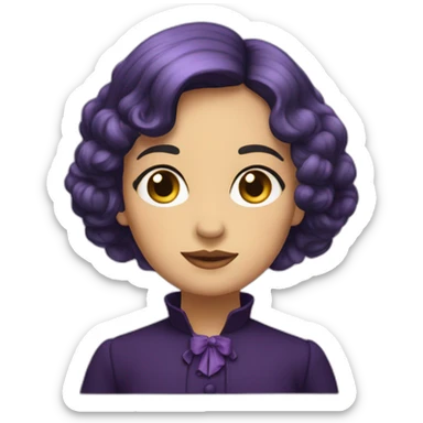 Violette baudelaire sticker