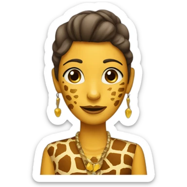 GIRAFE WOMAN sticker