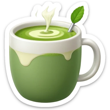 matcha drink sticker