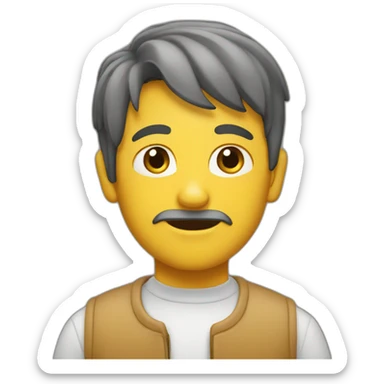 Personne qui souffle sticker