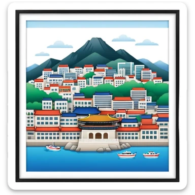 South Korea Cities sticker
