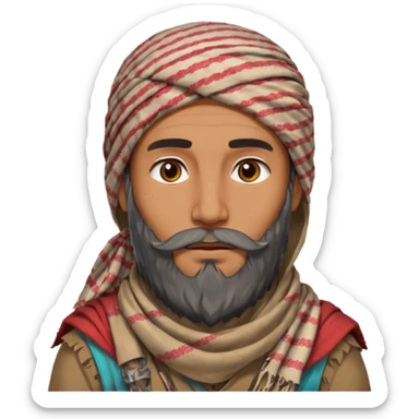 Desert Nomad Traveler sticker