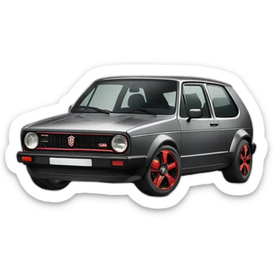 Golf gti sticker