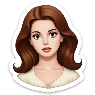 lana del rey on lust for life era  sticker
