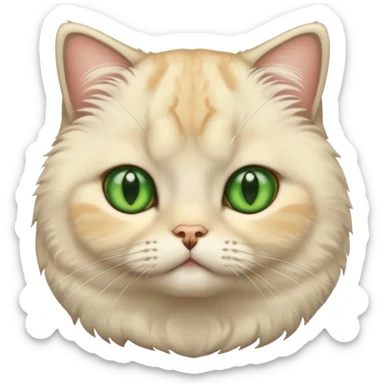 scottish fold cat sticker