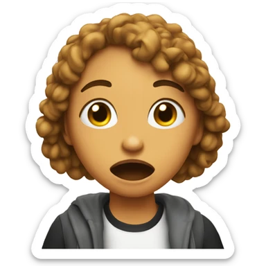 Me stuffing my face with food sticker