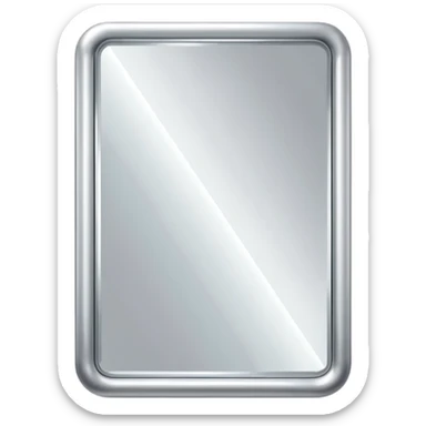modern mirror sticker